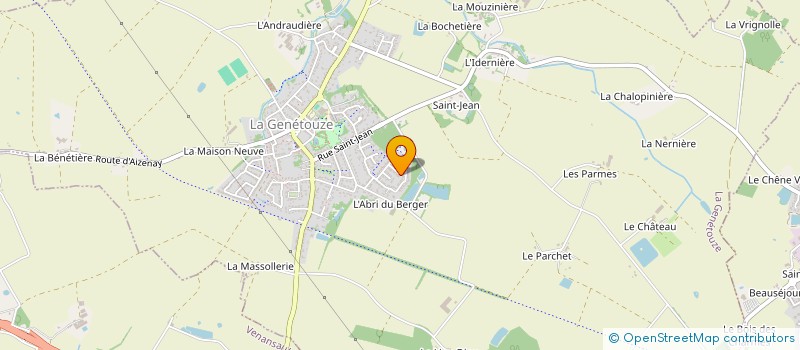 localisation de l'entreprise UNIRIDE  LA GENETOUZE