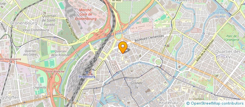 localisation de l'entreprise UNIS 7 à STRASBOURG