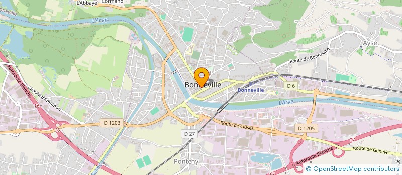 localisation de l'entreprise UNIS 8  BONNEVILLE