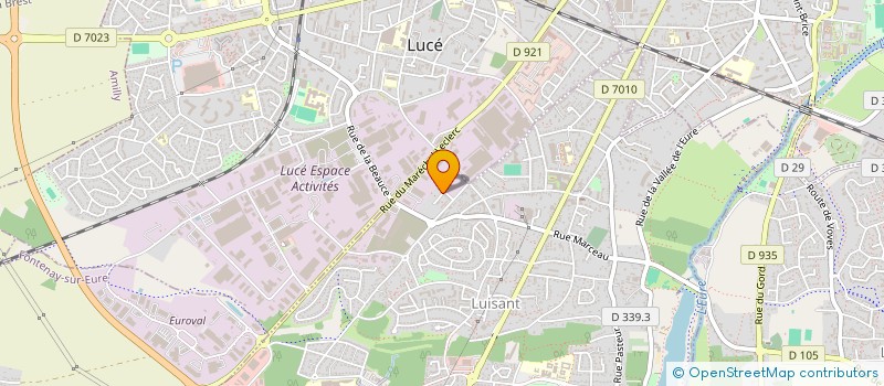 localisation de l'entreprise UNIS DANS LA DIVERSITE ET L'INCLUSION DU FOOTBALL à LUISANT