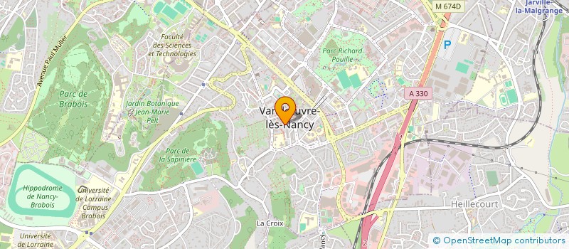 localisation de l'entreprise UNIS ET SOLIDAIRES à VANDŒUVRE-LES-NANCY