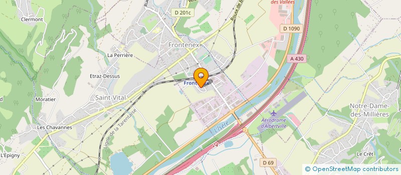 localisation de l'entreprise UNIS POUR L'AUTISME  FRONTENEX