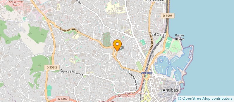 localisation de l'entreprise UNIS POUR L'EQUIPE à ANTIBES
