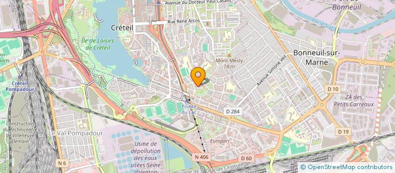 localisation de l'entreprise UNIS POUR L'ETERNITE à CRETEIL