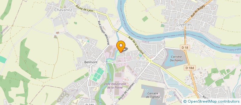 localisation de l'entreprise UNIS POUR LENA  CHAVANOZ