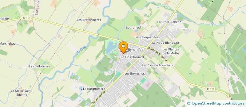 localisation de l'entreprise UNIS POUR LES ECOLES DE LAILLY EN VAL à LAILLY-EN-VAL