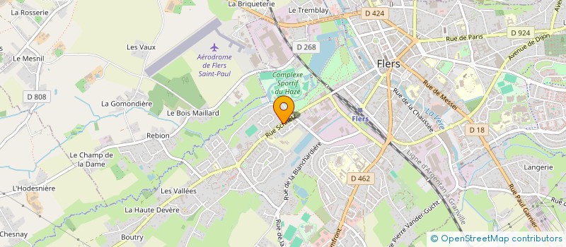 localisation de l'entreprise UNIS POUR LES ENFANTS à FLERS