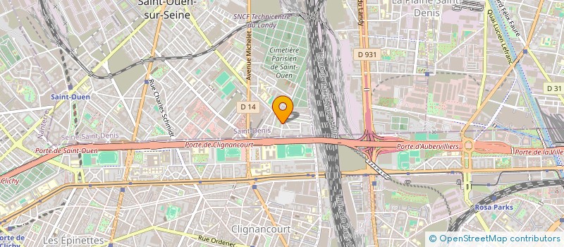 localisation de l'entreprise UNIS POUR REUSSIR à SAINT-OUEN-SUR-SEINE