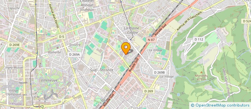 localisation de l'entreprise UNIS & PRESENTS  SAINT-MARTIN-D'HERES