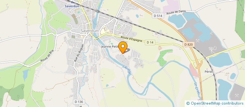 localisation de l'entreprise UNIS-SON  SAVERDUN