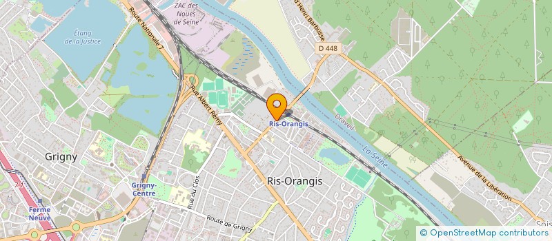 localisation de l'entreprise UNIS VERS à RIS-ORANGIS
