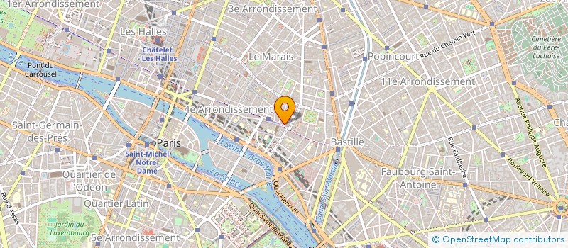 localisation de l'entreprise UNISA FR à PARIS