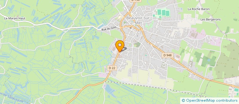 localisation de l'entreprise UNISAP à BEAUVOIR-SUR-MER