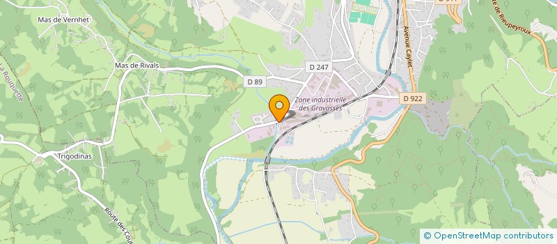 localisation de l'entreprise UNISERVICE à VILLEFRANCHE-DE-ROUERGUE