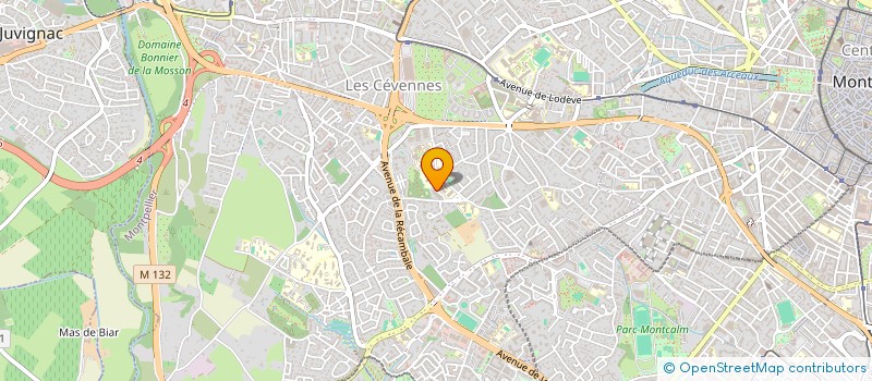 localisation de l'entreprise UNISERVICE FORMATION à MONTPELLIER