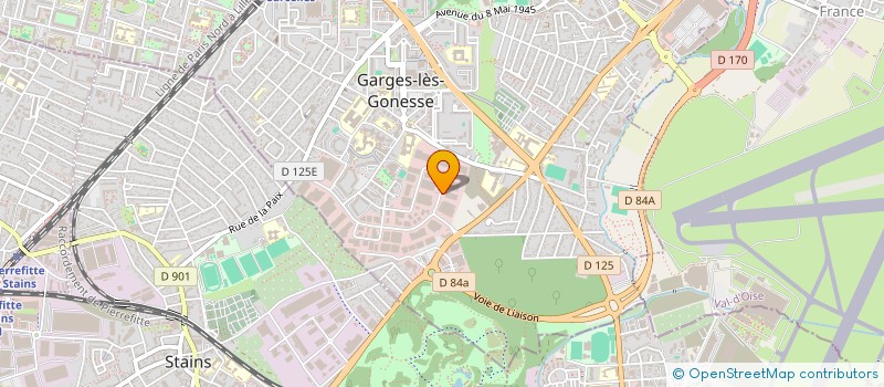 localisation de l'entreprise UNISHAPE  GARGES-LES-GONESSE