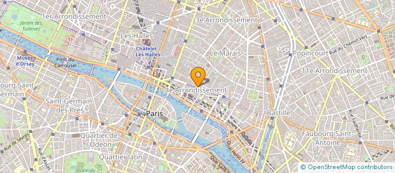 localisation de l'entreprise UNISHOP SARL  PARIS