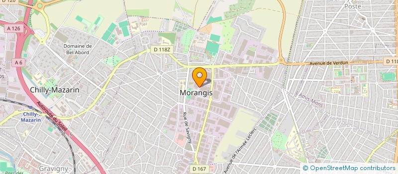 localisation de l'entreprise UNISLEEVE  MORANGIS