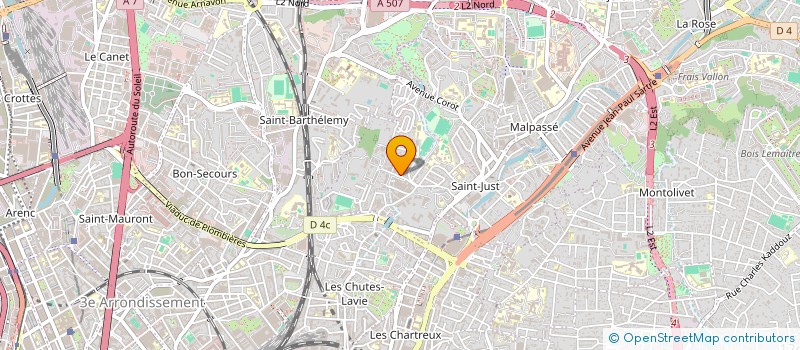 localisation de l'entreprise UNISOINS  MARSEILLE