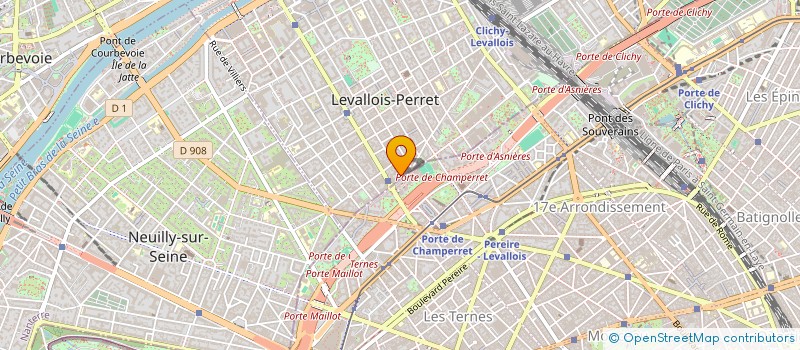 localisation de l'entreprise UNISONS à LEVALLOIS-PERRET