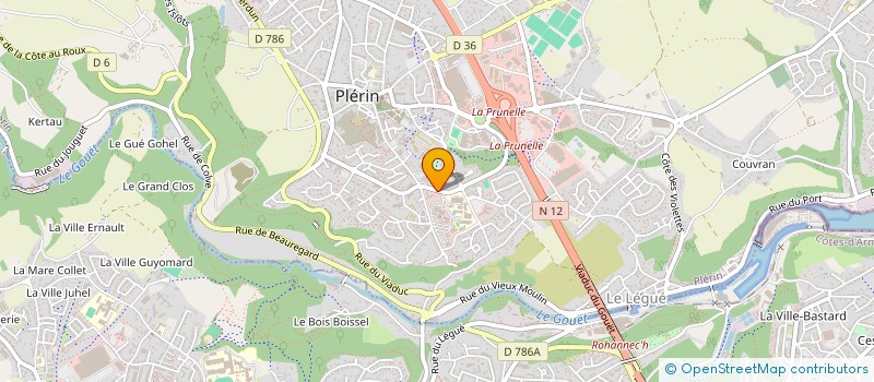 localisation de l'entreprise UNISSIA à PLERIN