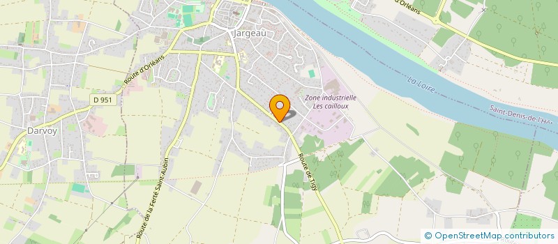 localisation de l'entreprise UNISSON à JARGEAU