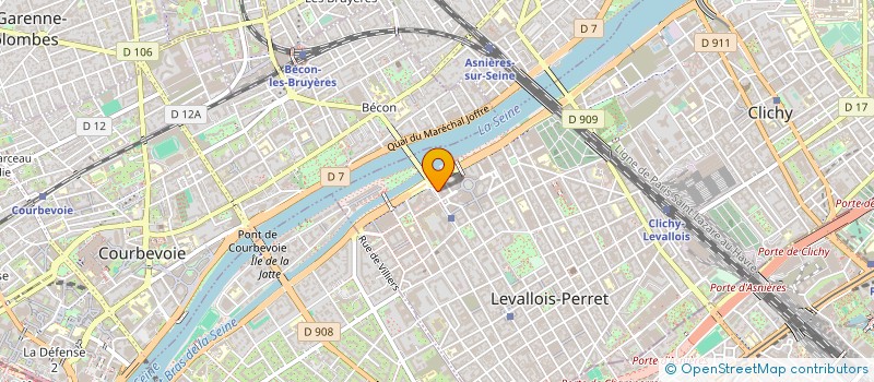localisation de l'entreprise UNISSON à LEVALLOIS-PERRET