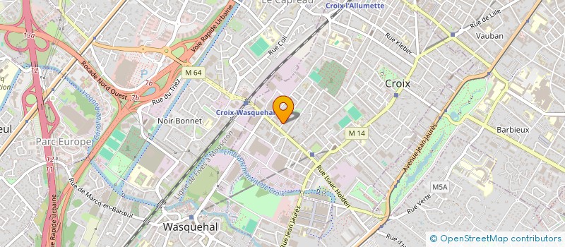 localisation de l'entreprise UNISSON à CROIX