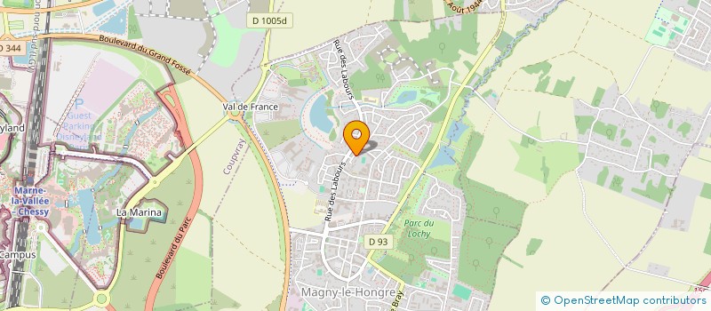 localisation de l'entreprise UNISSON AGIR POUR L'ESSENTIEL  MAGNY-LE-HONGRE