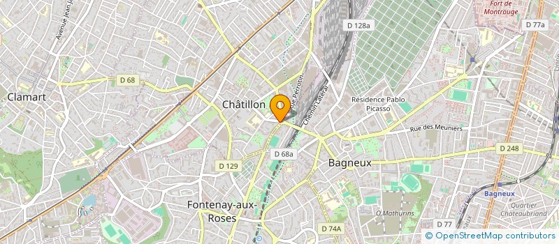 localisation de l'entreprise UNISSONS  CHATILLON