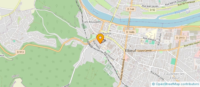 localisation de l'entreprise UNISSY AFRICA  ELBEUF