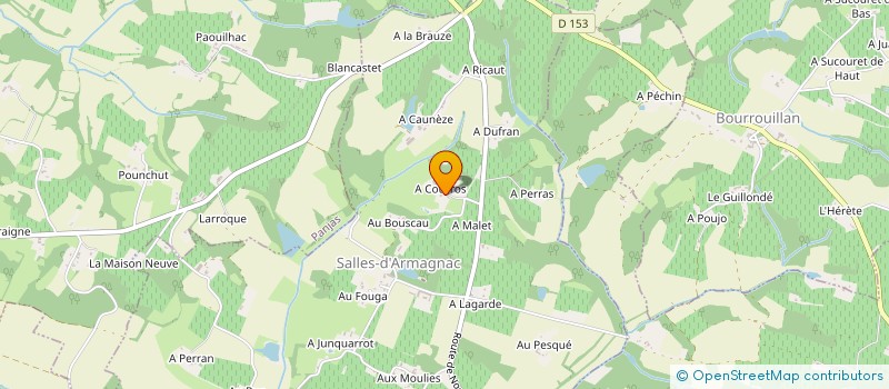 localisation de l'entreprise UNISTAR à SALLES-D'ARMAGNAC