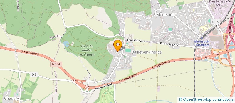 localisation de l'entreprise UNIT 8  BAILLET-EN-FRANCE