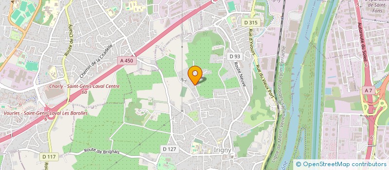 localisation de l'entreprise UNIT  IRIGNY