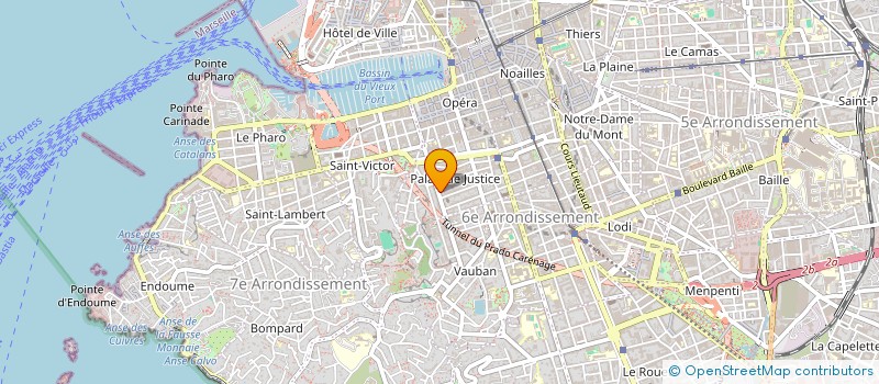 localisation de l'entreprise UNIT AVOCATS  MARSEILLE