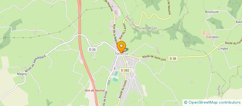 localisation de l'entreprise UNIT COACHING  VEZELIN-SUR-LOIRE