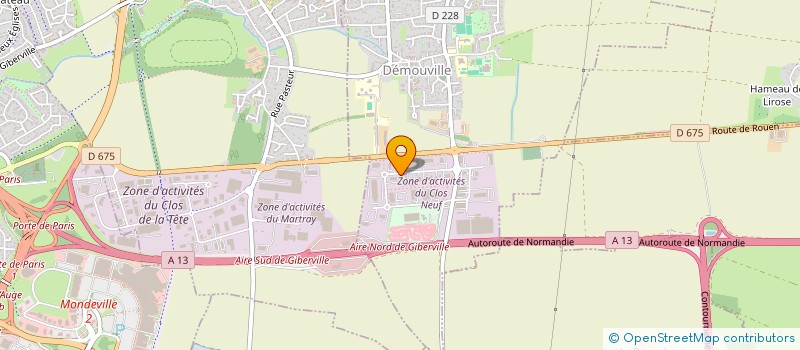 localisation de l'entreprise UNIT' SECOURS  DEMOUVILLE