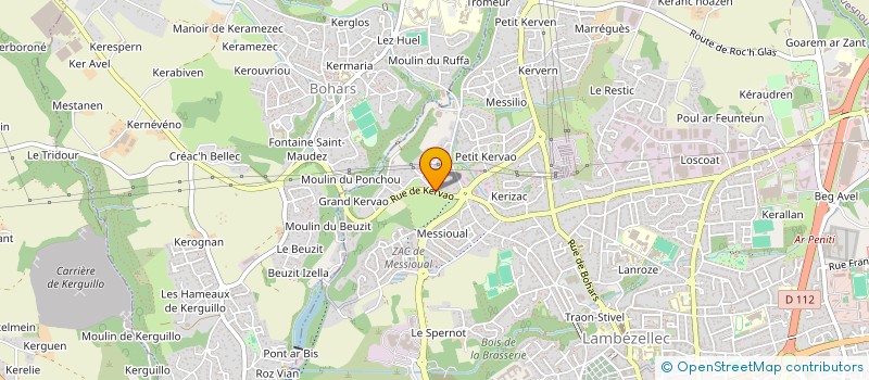 localisation de l'entreprise UNITA à BREST