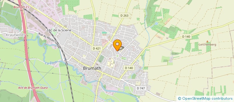 localisation de l'entreprise UNITAS BRUMATH ATHLETISME  DURNINGEN