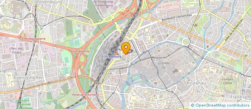 localisation de l'entreprise UNITE 8 à STRASBOURG