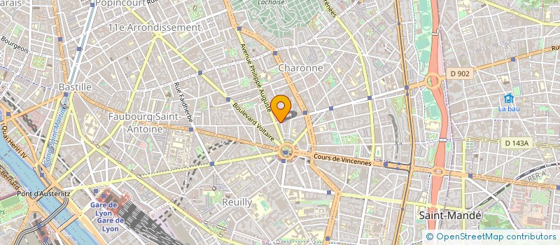 localisation de l'entreprise UNITE  PARIS