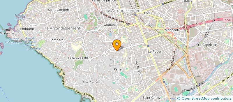 localisation de l'entreprise UNITE CARDIO VASCULAIRE DES DOCTEURS B VALEIX P LABRUNIE à MARSEILLE