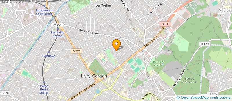 localisation de l'entreprise UNITE CONTRE LA MISERE FRANCE (U.C.L.M. FRANCE)  LIVRY-GARGAN