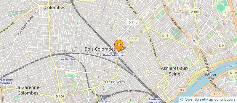 localisation de l'entreprise UNITE D'AUTODIALYSE DE BOIS COLOMBES à BOIS-COLOMBES