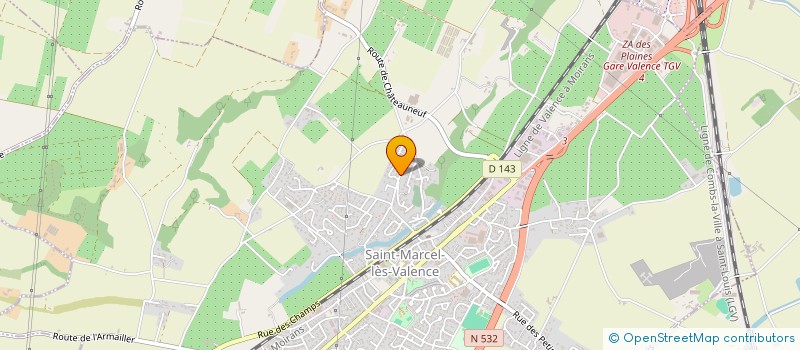 localisation de l'entreprise UNITE DE DEVELOPPEMENT DES PREMIERS SECOURS DE LA DROME à SAINT-MARCEL-LES-VALENCE