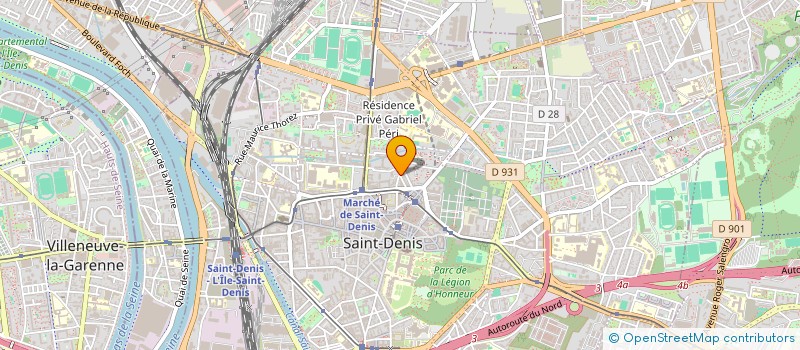 localisation de l'entreprise UNITE DE FORMATION DE REMISE A NIVEAU à SAINT-DENIS