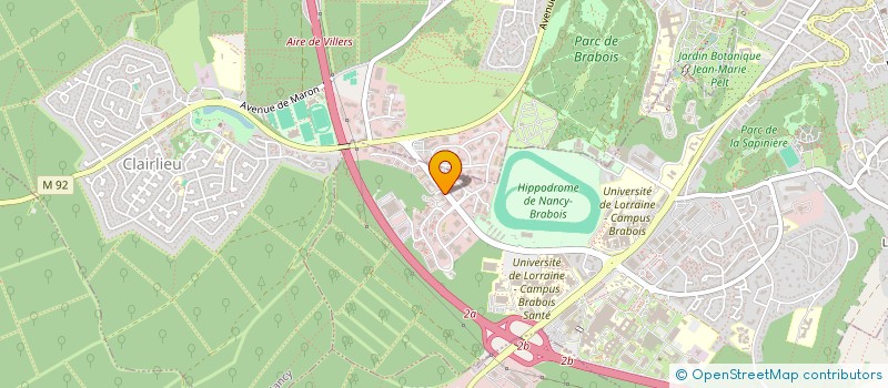 localisation de l'entreprise UNITE DE GESTION DES A I A C  VANDUVRE-LES-NANCY