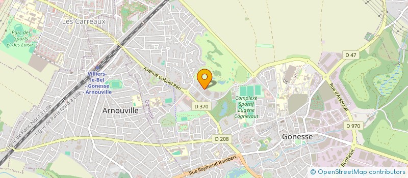 localisation de l'entreprise UNITE DE LOGEMENT INDIVIDUELLE ET SOCIAL  GONESSE