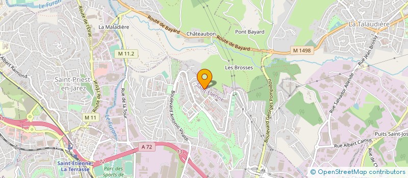 localisation de l'entreprise UNITE DE MECANIQUE à SAINT-ETIENNE