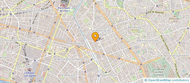 localisation de l'entreprise UNITE DE PRODUCTION MUSICALE  PARIS